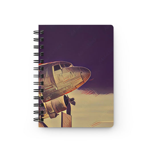 Aviation DC-3 Spiral Bound Journal