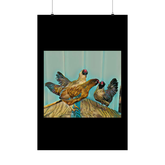 Hen House Canvas Poster