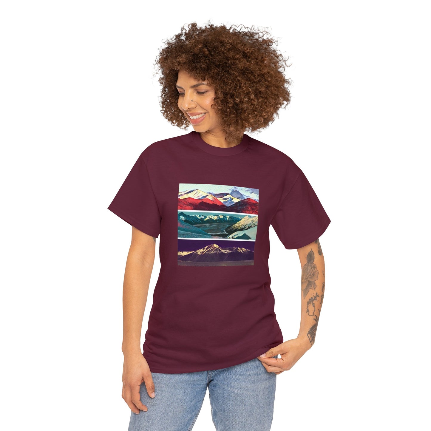 Alaska Mountain Ranges T-Shirt