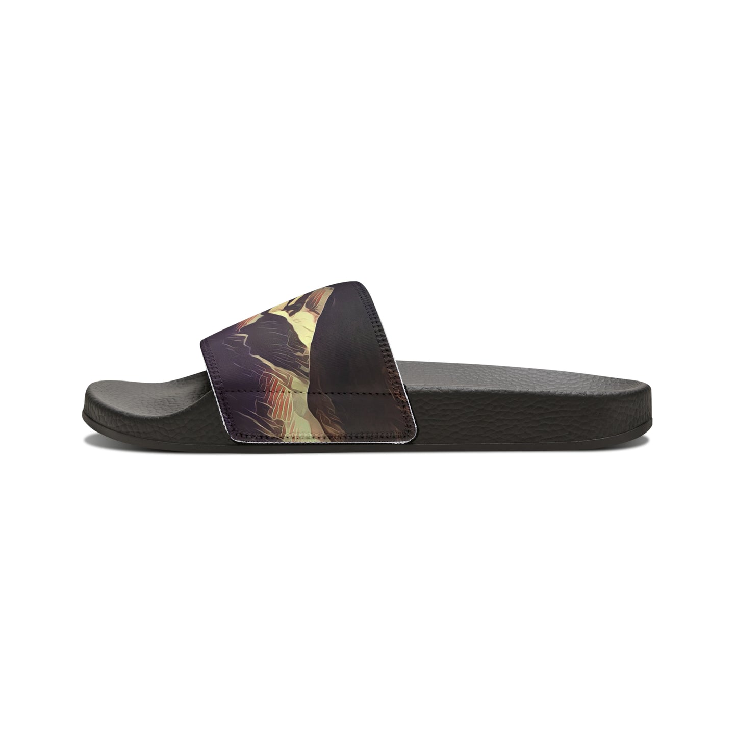 Alaska Mountains Men's PU Slide Sandals