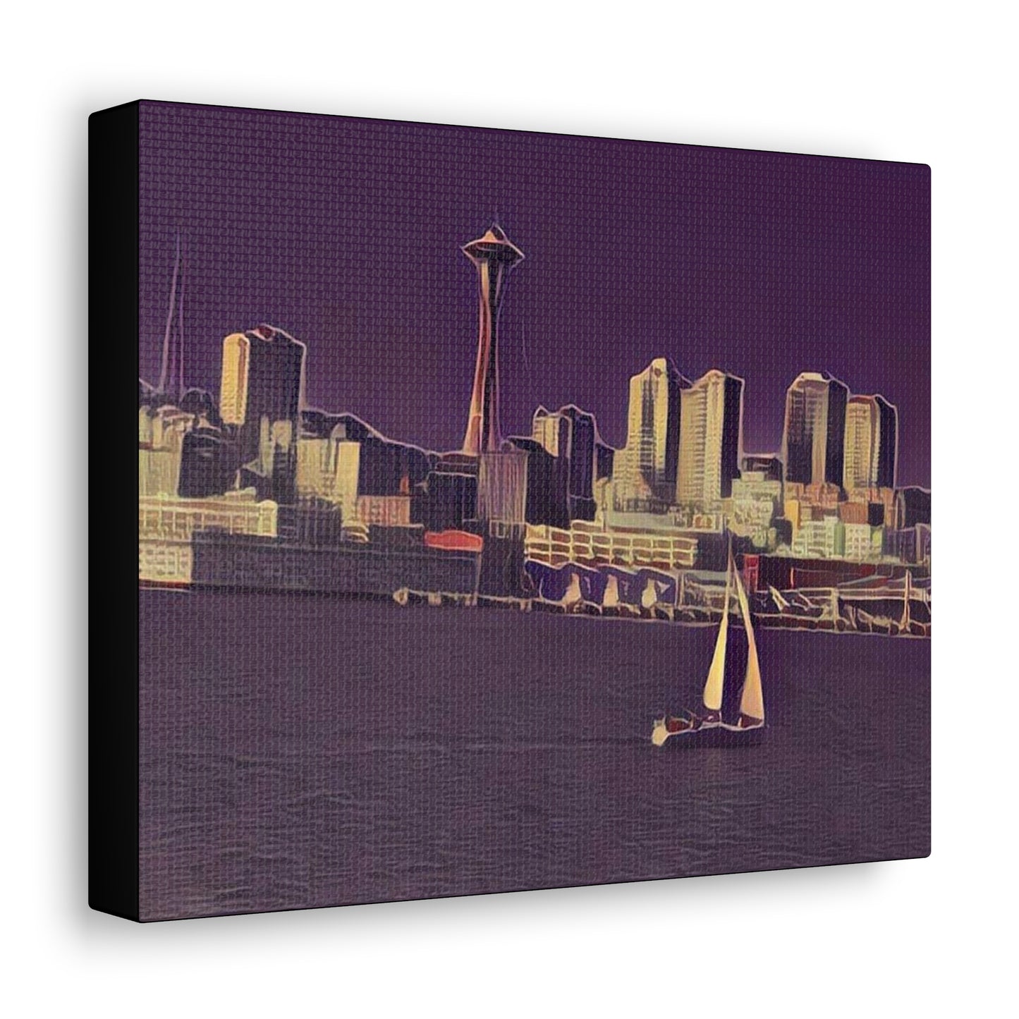 Sailing Seattle Canvas Gallery Wraps