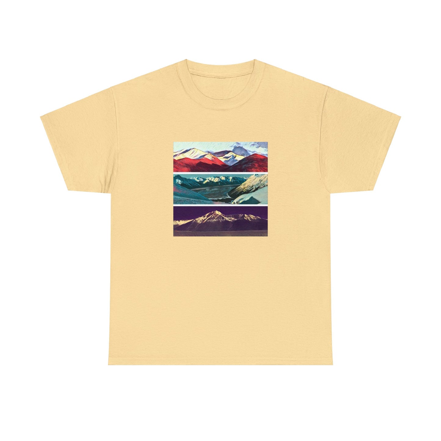 Alaska Mountain Ranges T-Shirt