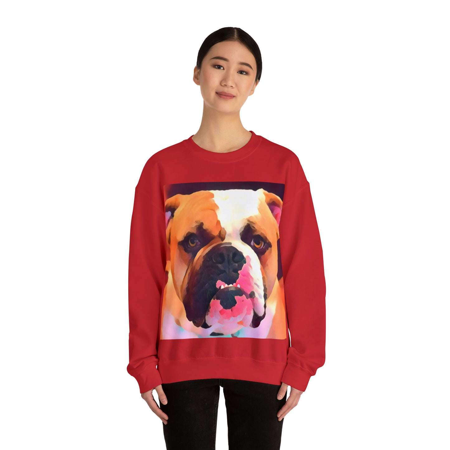 Pasca Bull Dog Red Sweatshirt