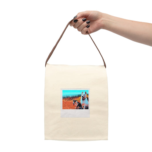 Amy Dogs Lunch Bag With Strap