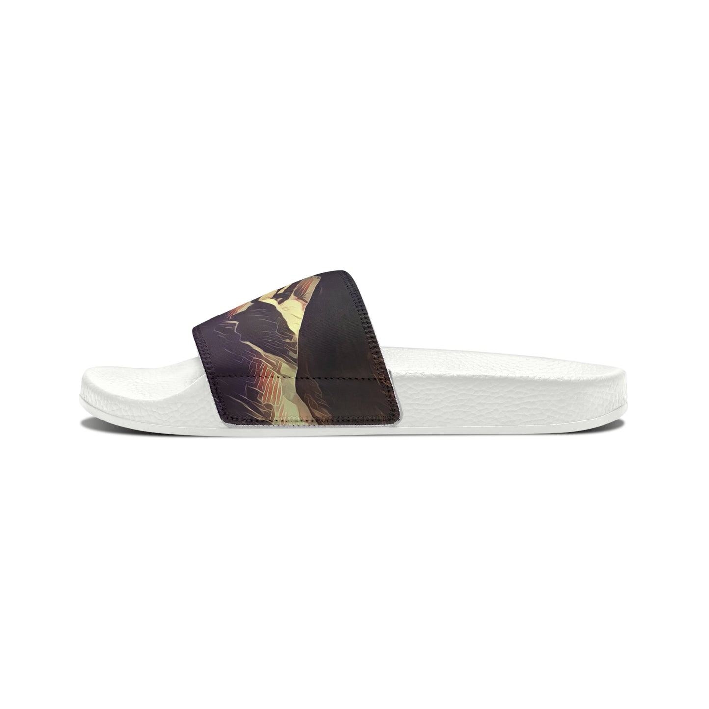 Alaska Mountains Men's PU Slide Sandals