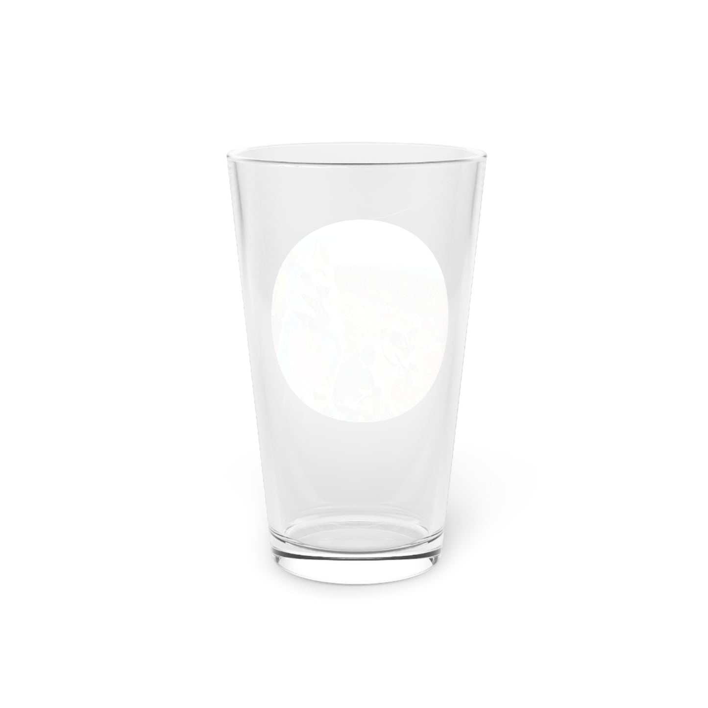 Amy Dog Pint Glass, 16oz