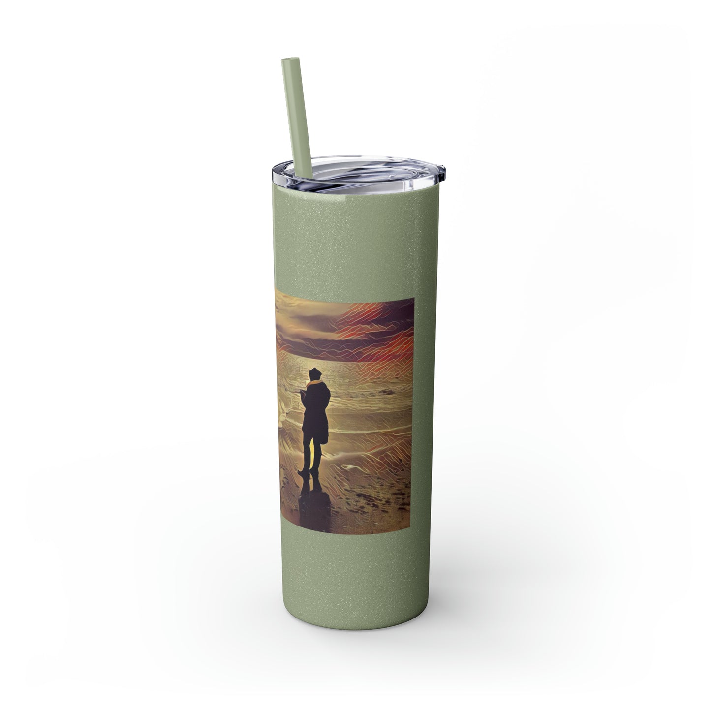 Olivia Beach Tumbler with Straw, 20oz