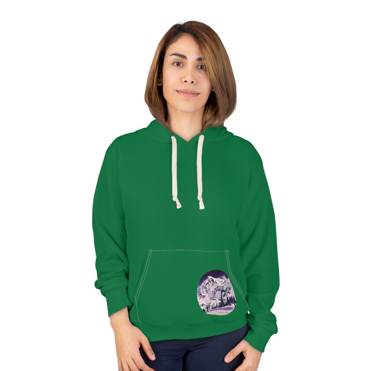 Shucksan Ski Unisex Pullover Hoodie (AOP)