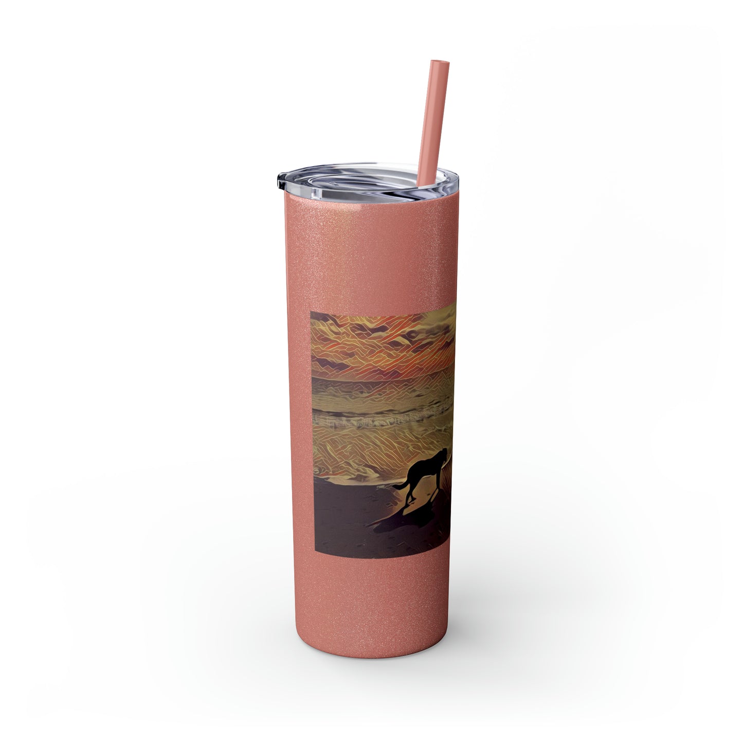 Olivia Beach Tumbler with Straw, 20oz