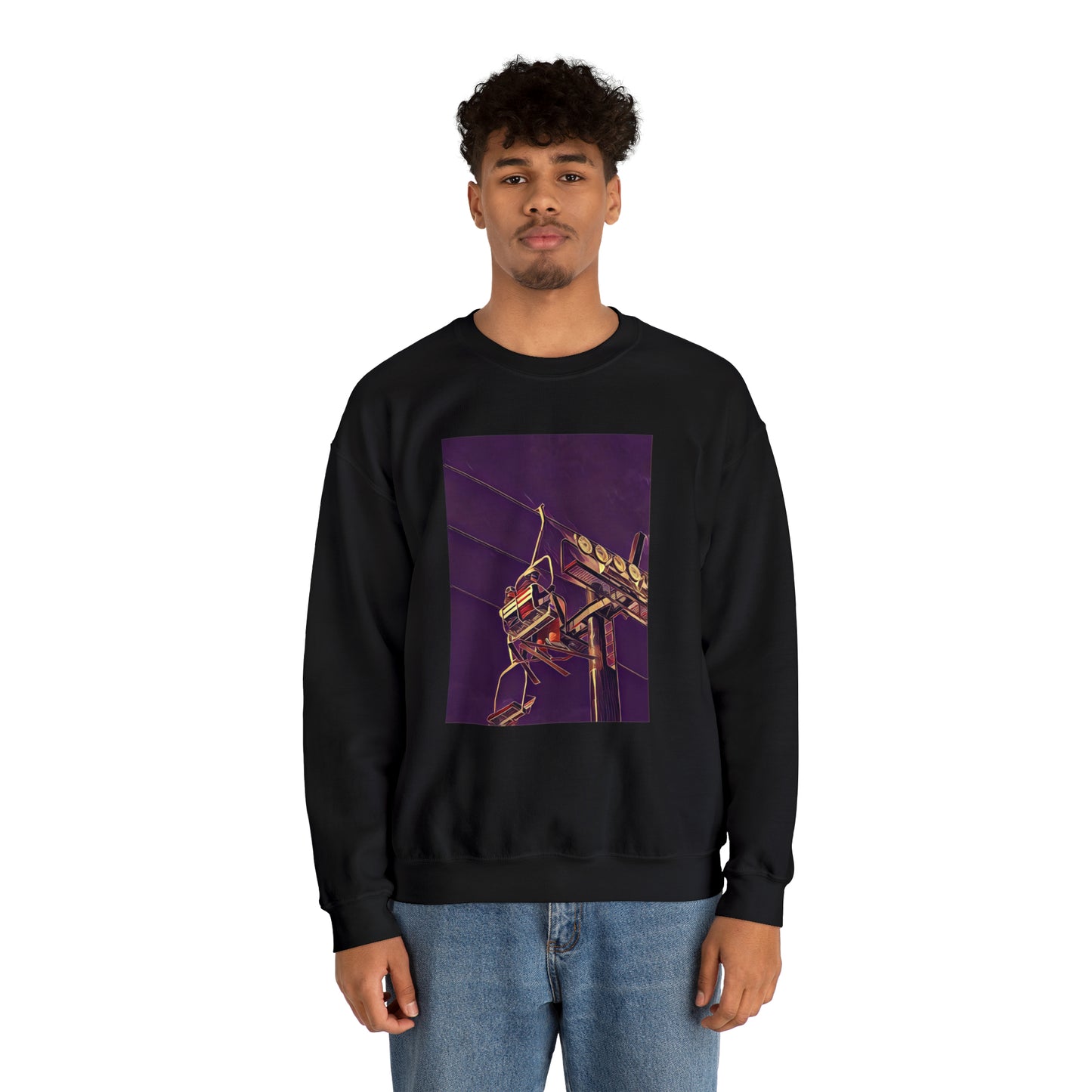 Ride the Line  Heavy Blend™ Crewneck Sweatshirt