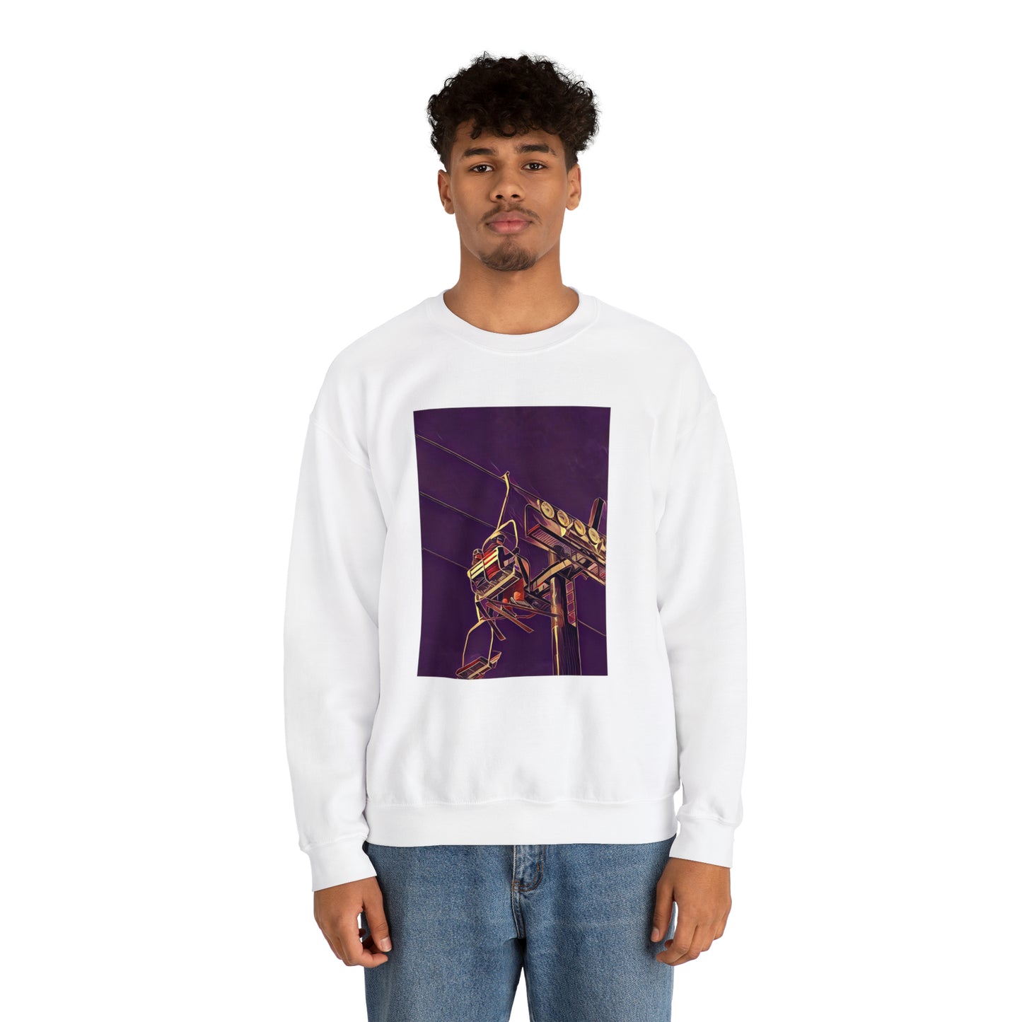 Ride the Line  Heavy Blend™ Crewneck Sweatshirt