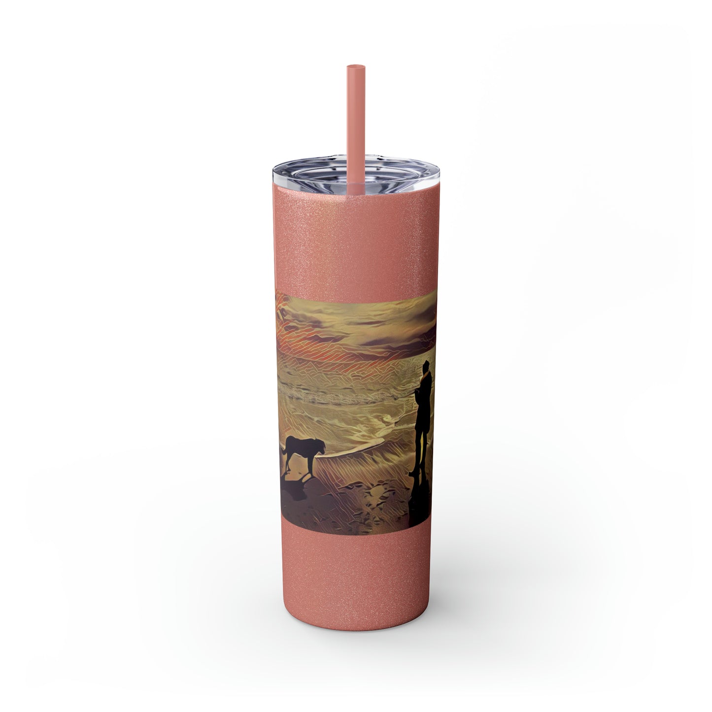 Olivia Beach Tumbler with Straw, 20oz