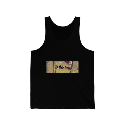 Wild Horses Unisex Jersey Tank