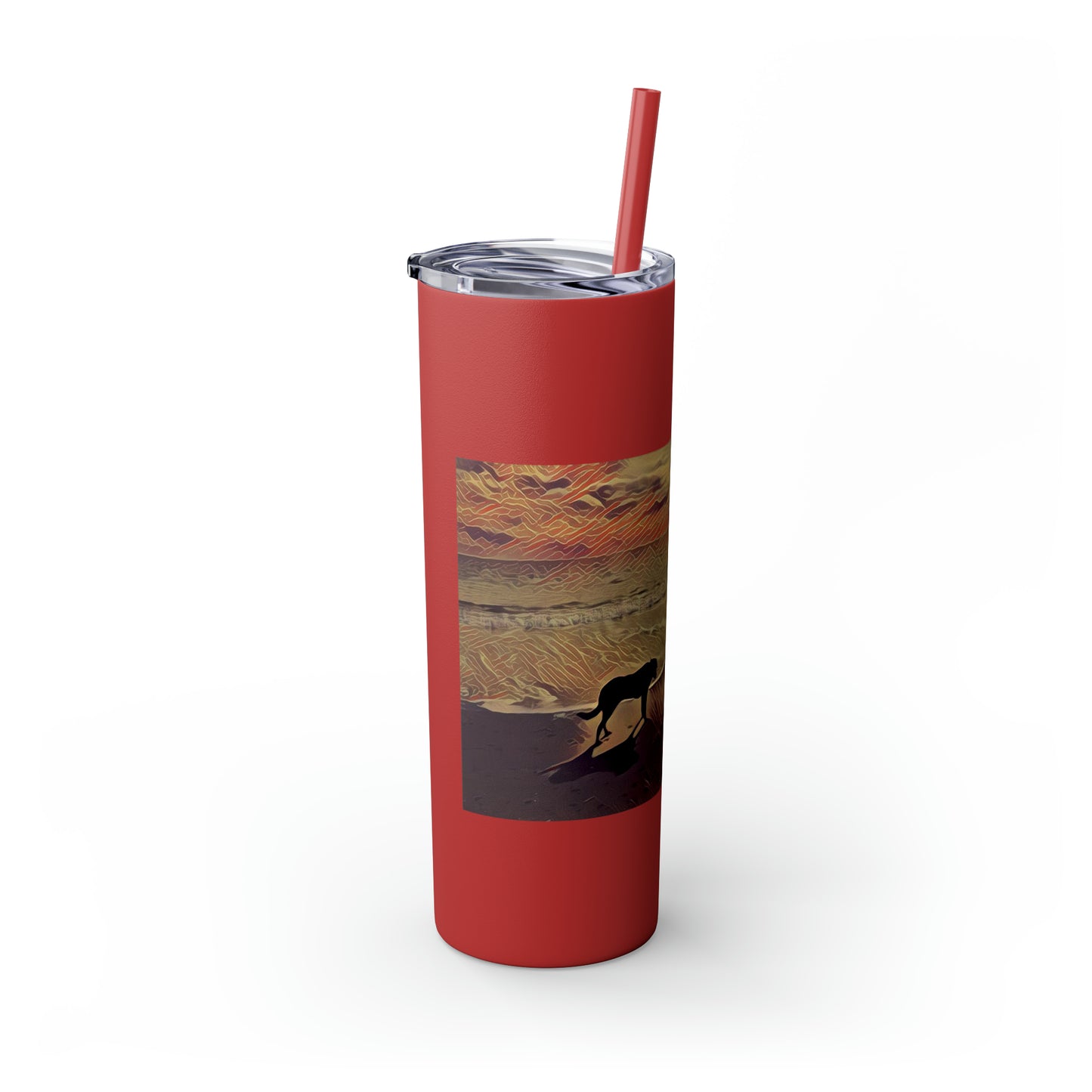 Olivia Beach Tumbler with Straw, 20oz