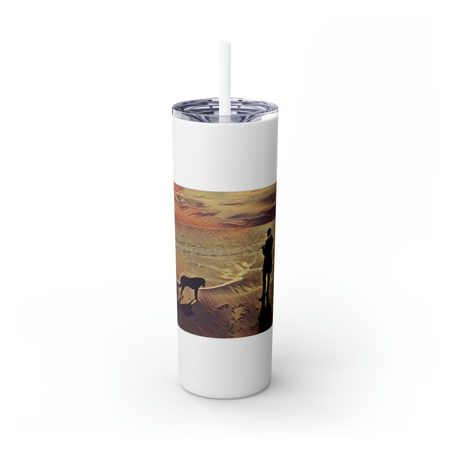 Olivia Beach Tumbler with Straw, 20oz