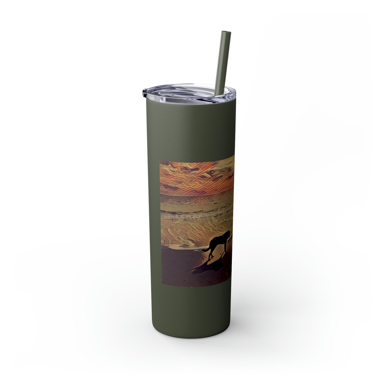 Olivia Beach Tumbler with Straw, 20oz