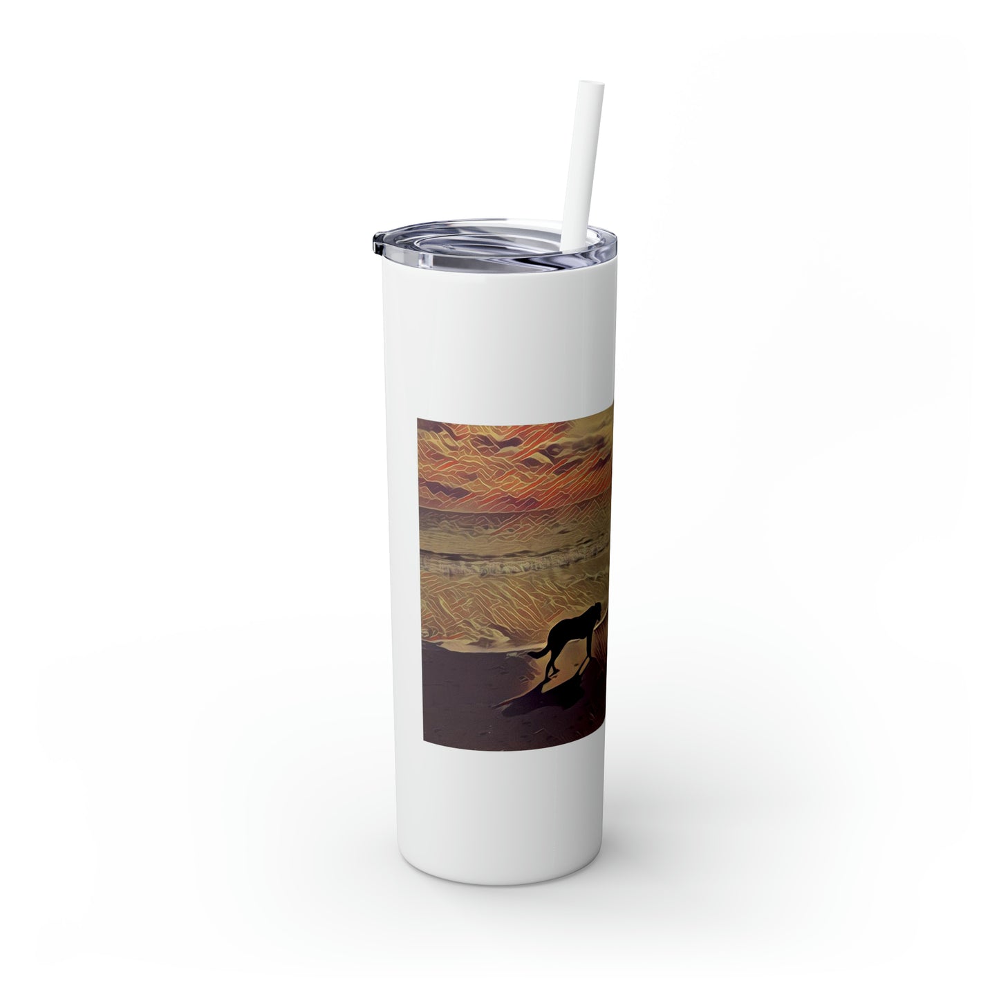 Olivia Beach Tumbler with Straw, 20oz