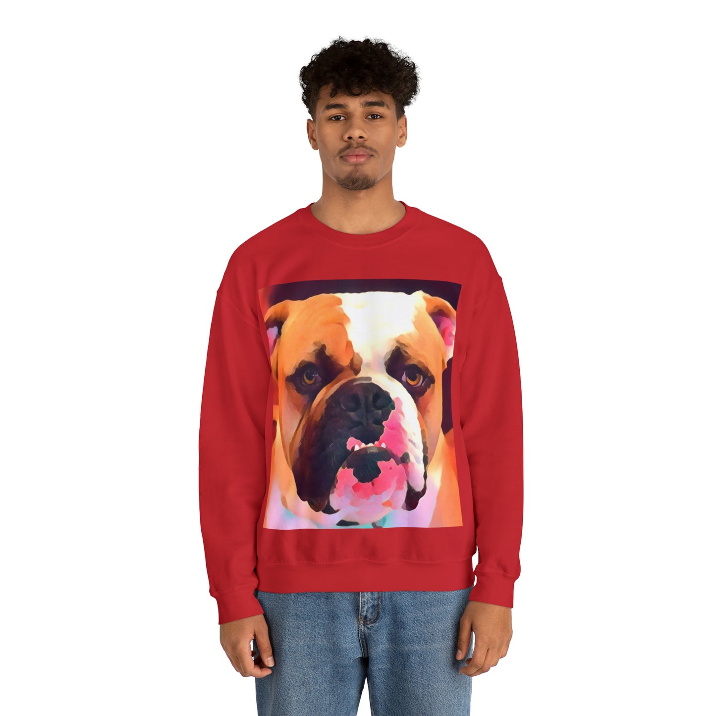 Pasca Bull Dog Red Sweatshirt