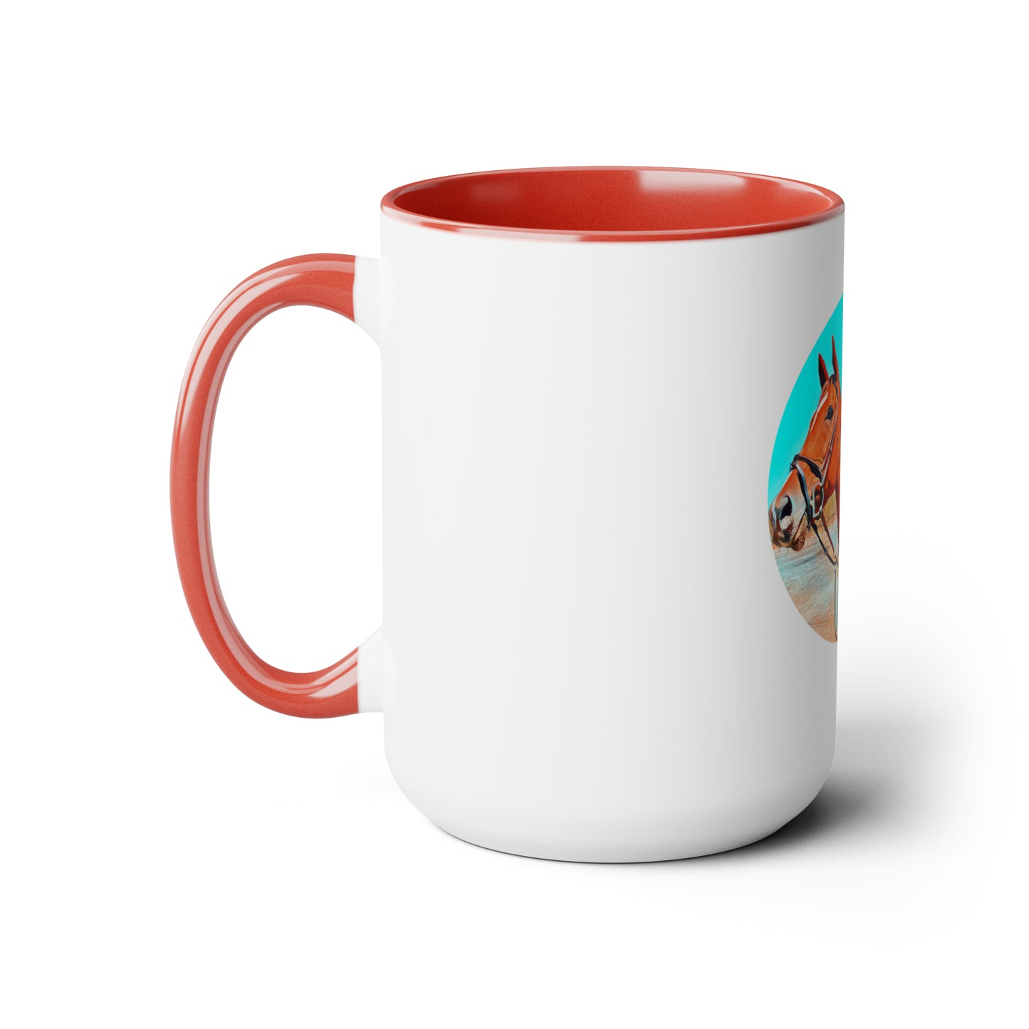 Two-Tone Coffee Mugs, 15oz