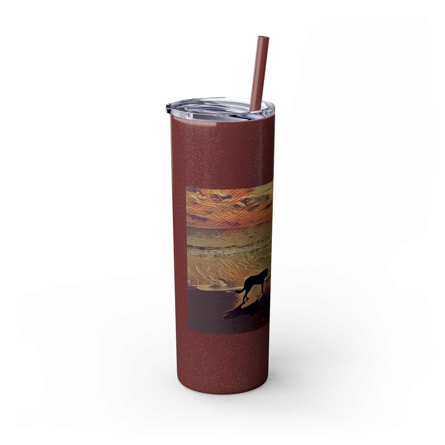 Olivia Beach Tumbler with Straw, 20oz