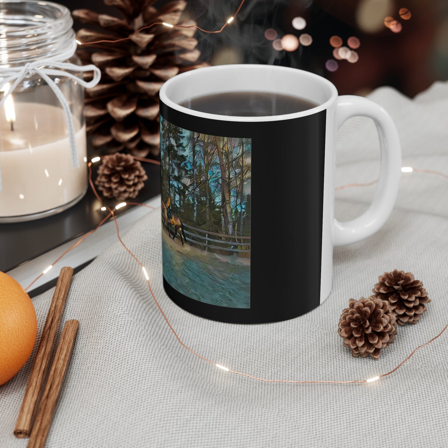 Honey Bee's in the Woods Mug