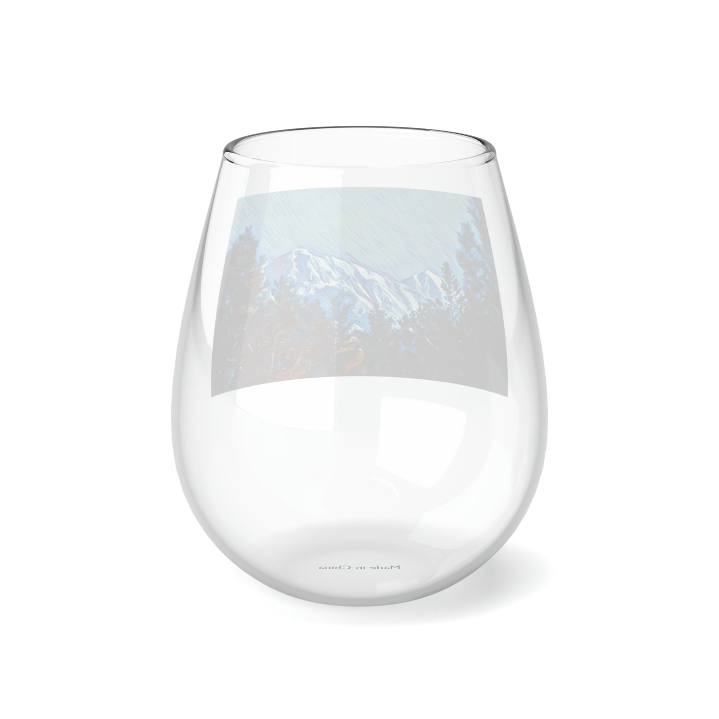 Lanti's Winter Stemless Wine Glass, 11.75oz