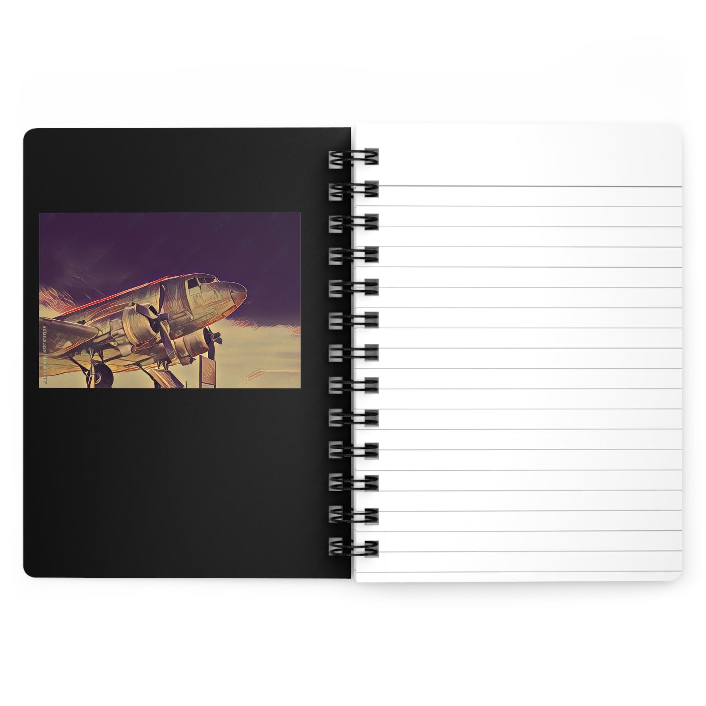 Aviation DC-3 Spiral Bound Journal