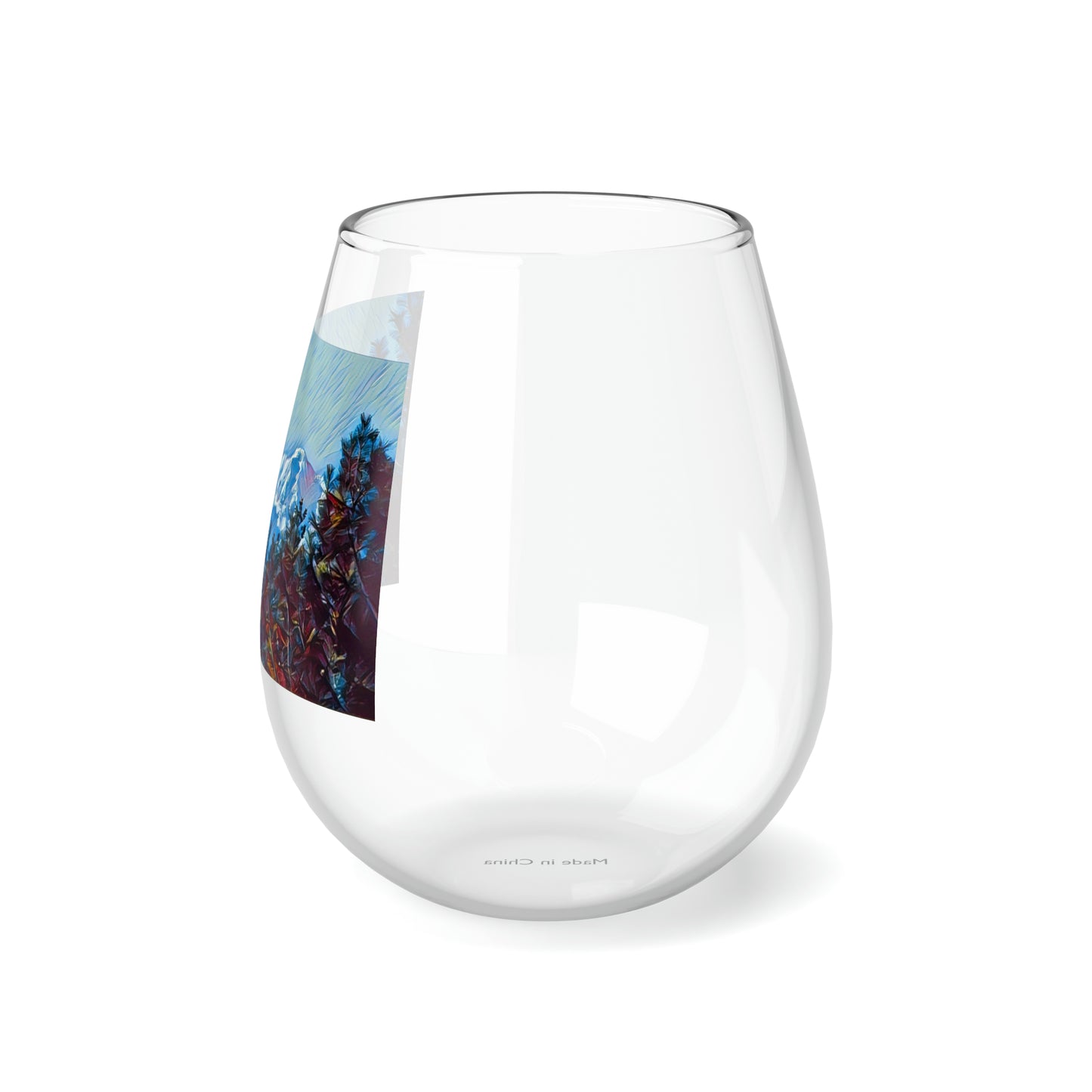 Lanti's Winter Stemless Wine Glass, 11.75oz