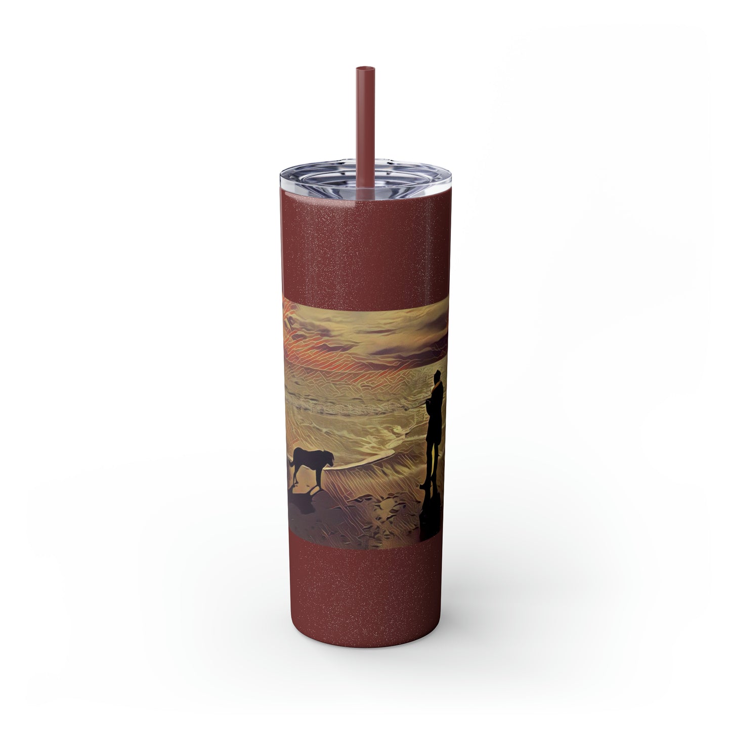 Olivia Beach Tumbler with Straw, 20oz