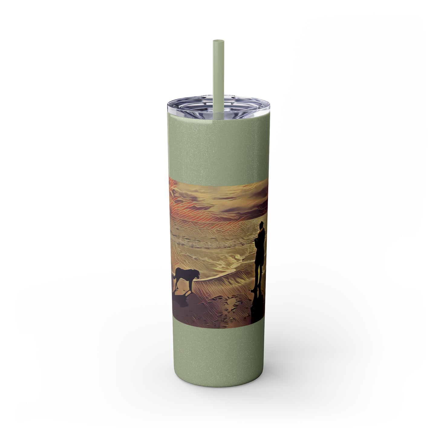 Olivia Beach Tumbler with Straw, 20oz