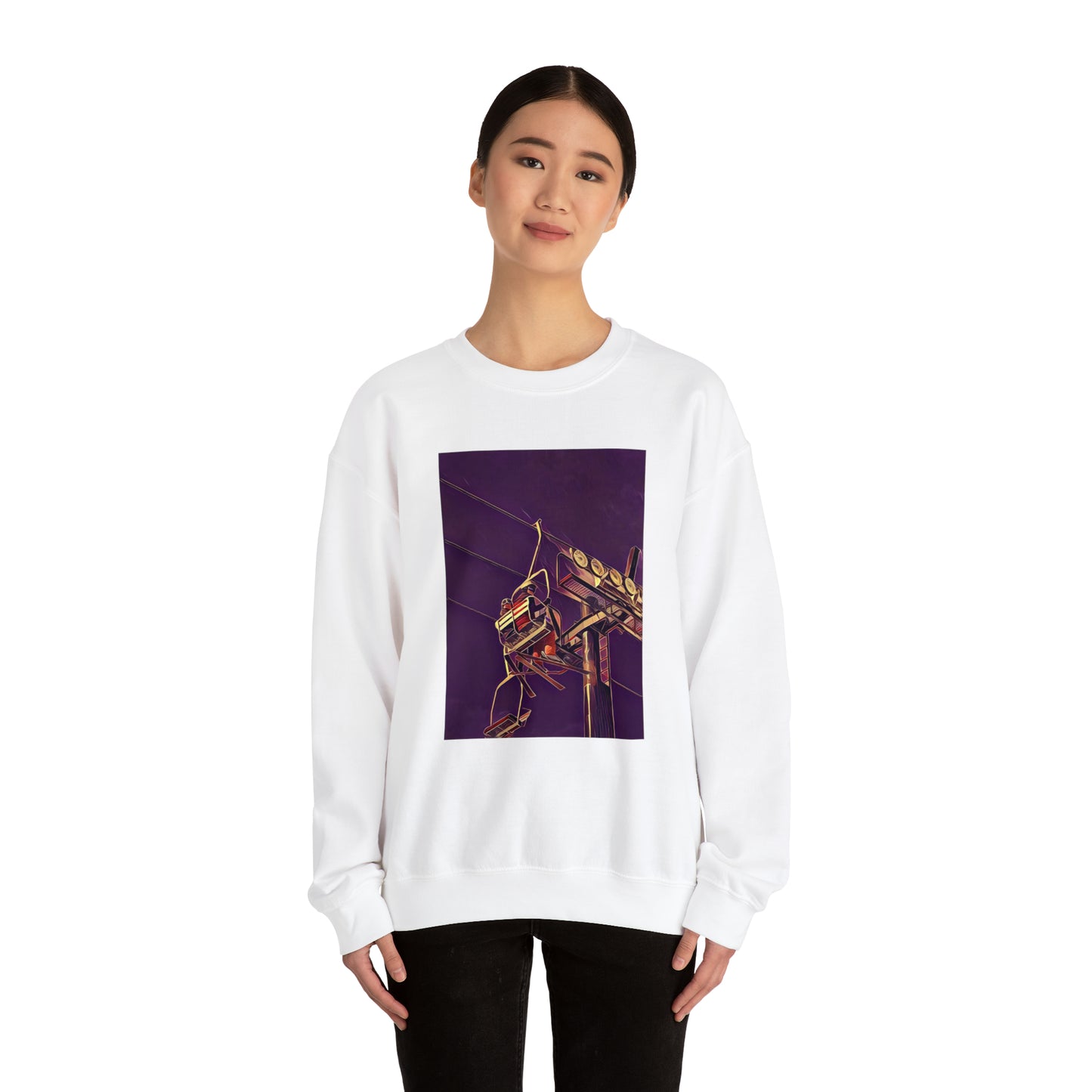 Ride the Line  Heavy Blend™ Crewneck Sweatshirt