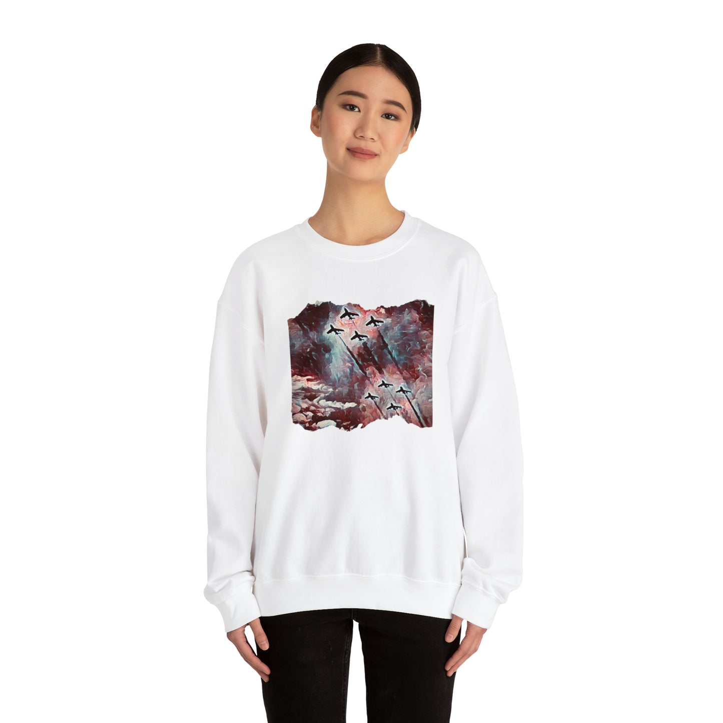 F-86 Saber Squadron Unisex Heavy Blend™ Crewneck Sweatshirt