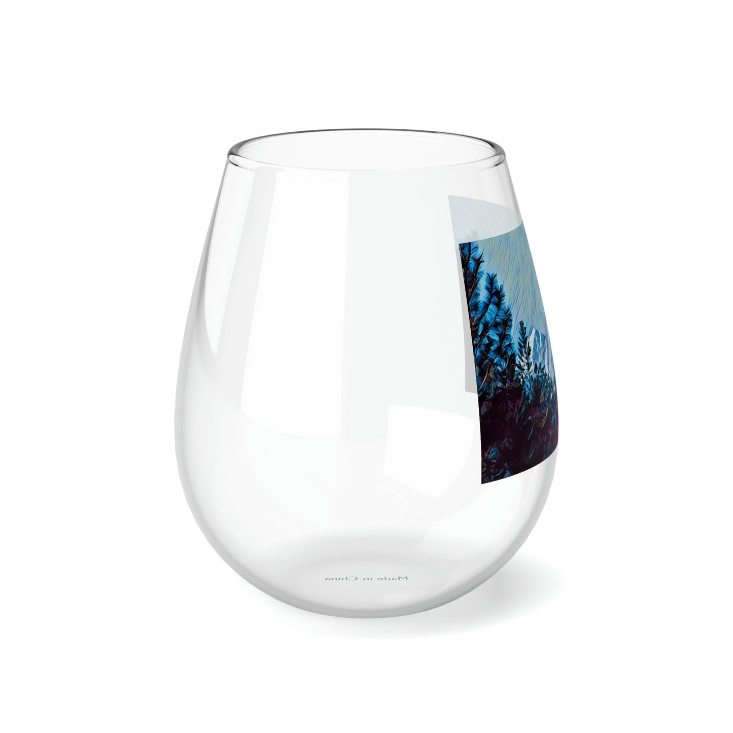 Lanti's Winter Stemless Wine Glass, 11.75oz