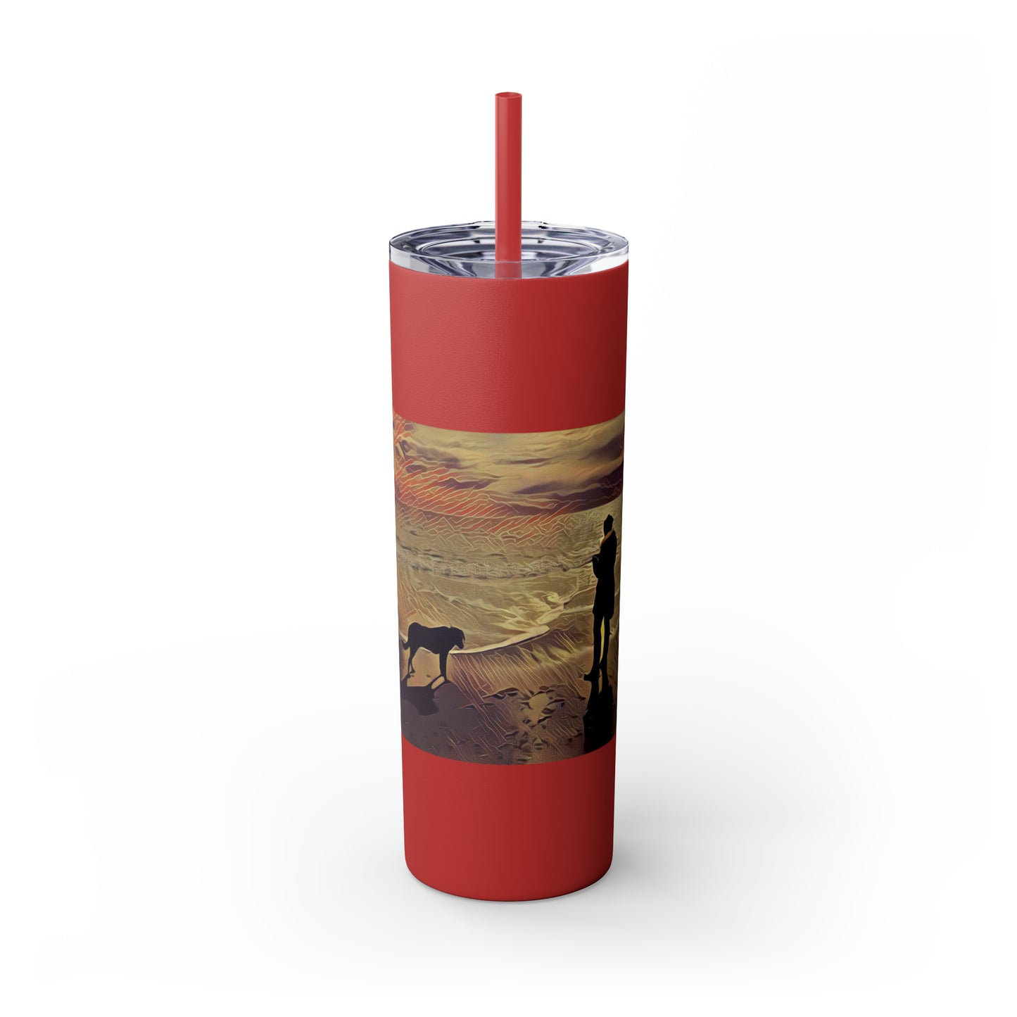 Olivia Beach Tumbler with Straw, 20oz